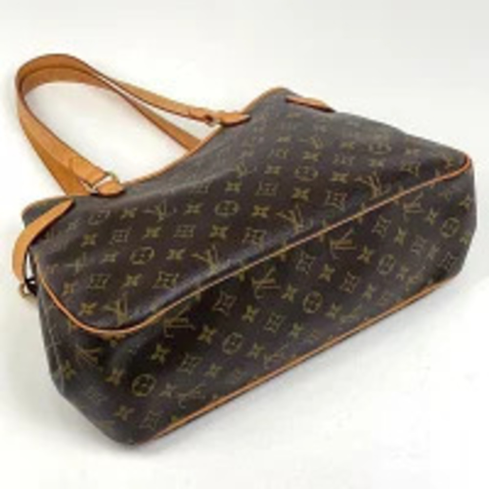 Louis Vuitton Batignolles Bag Tote Horizontal Brown Monogram Shoulder Brown